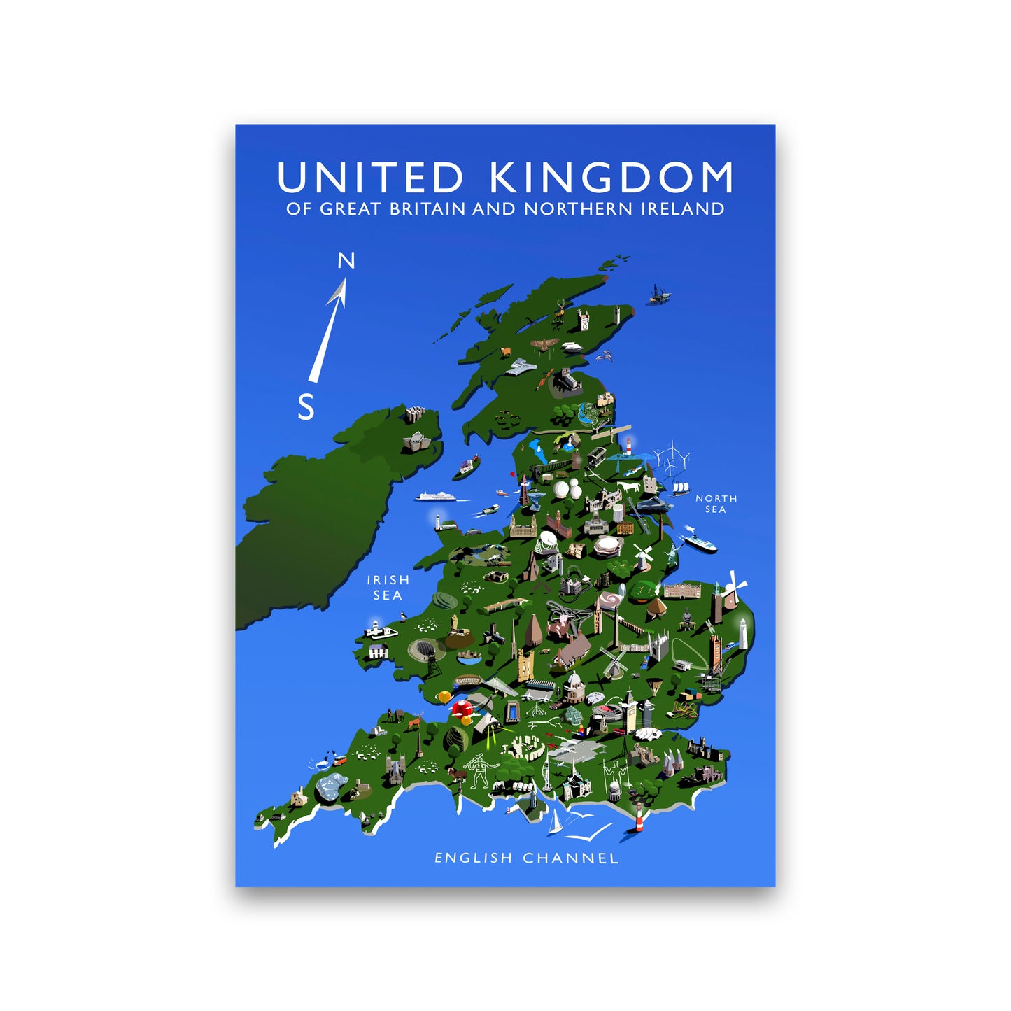 United Kingdom Art Print by Richard O'Neill