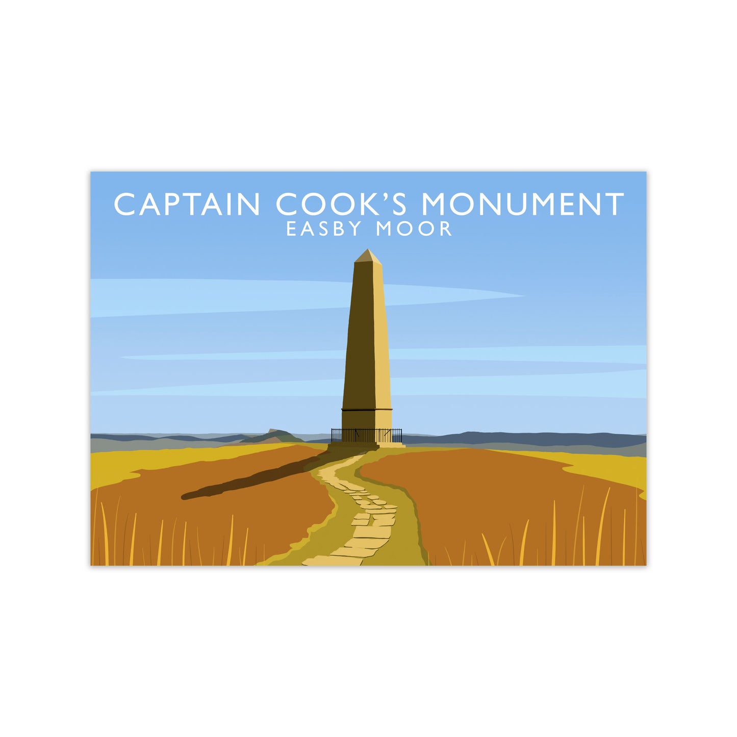 Captain Cooks Monument (Landscape) by Richard O'Neill