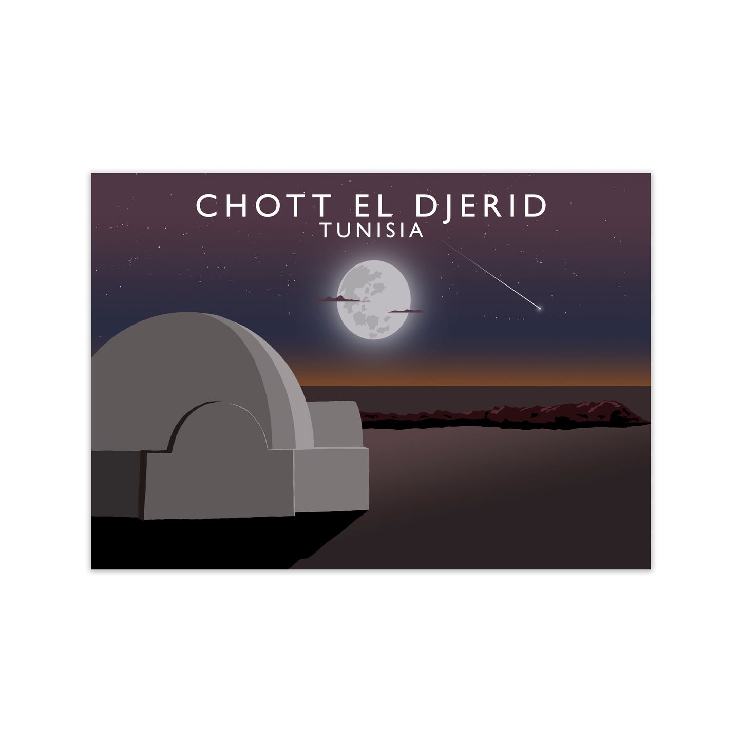 Chott El Djerid (Landscape) by Richard O'Neill