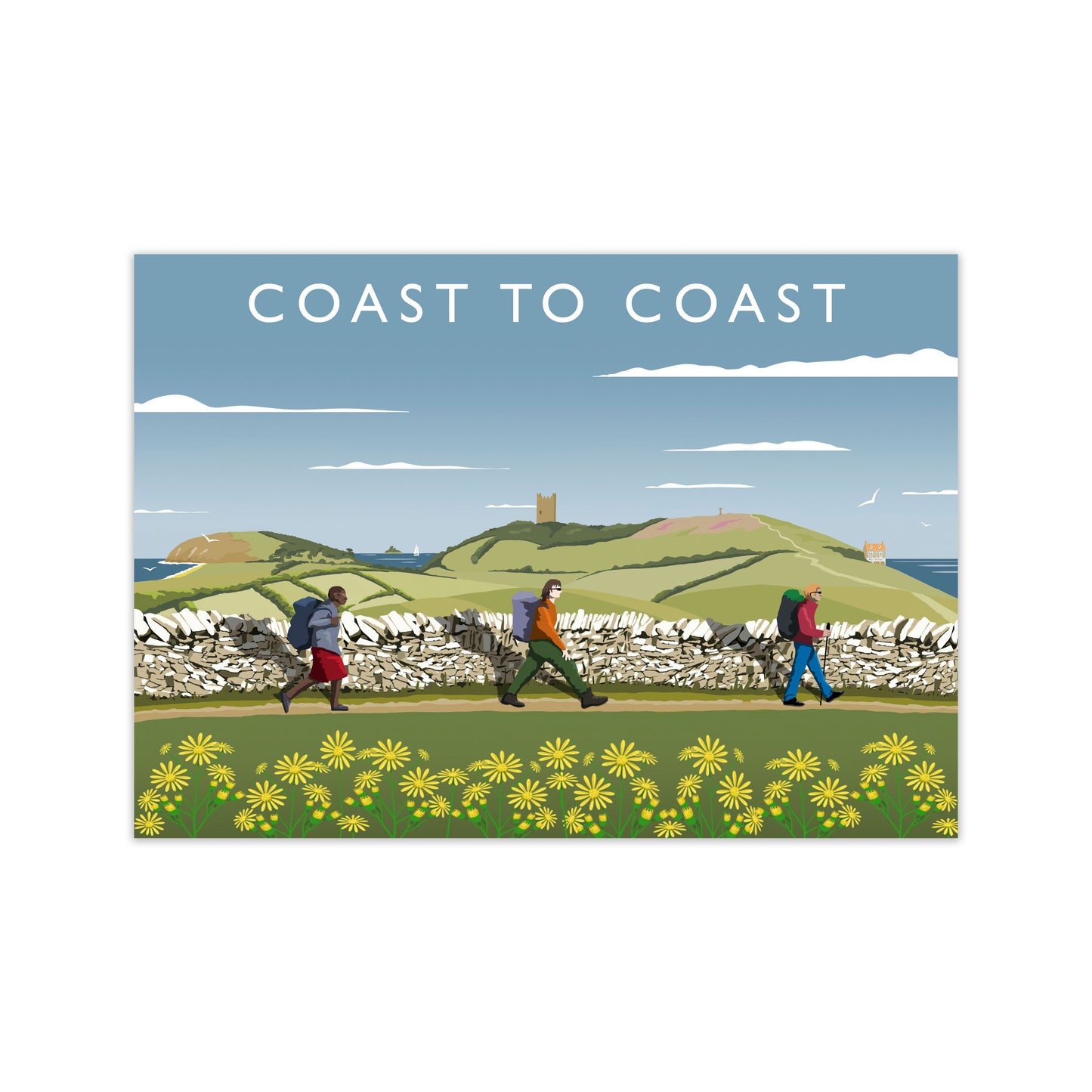 Coast To Coast Art Print by Richard O'Neill