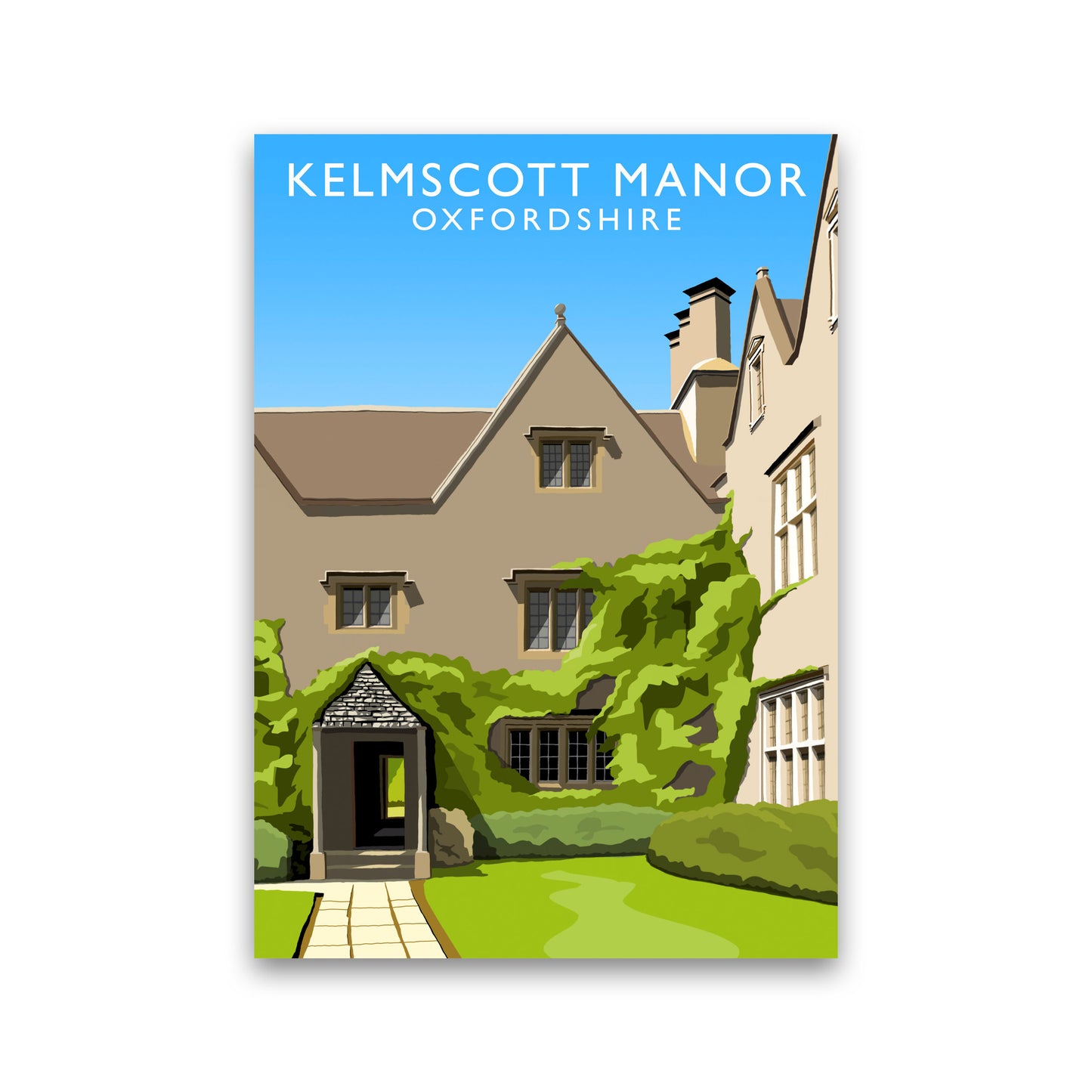 Kelmscott Manor (Portrait) by Richard O'Neill