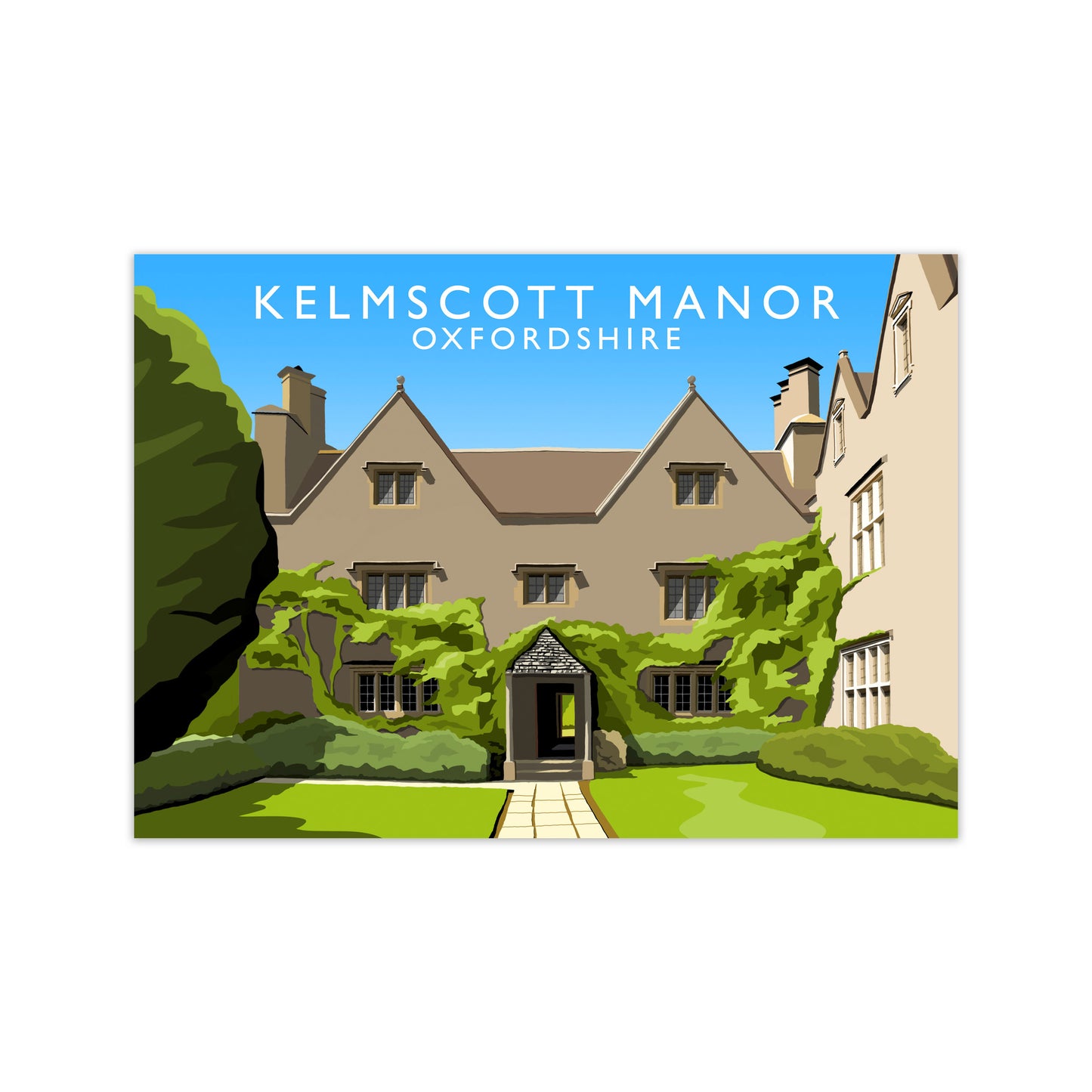 Kelmscott Manor (Landscape) by Richard O'Neill