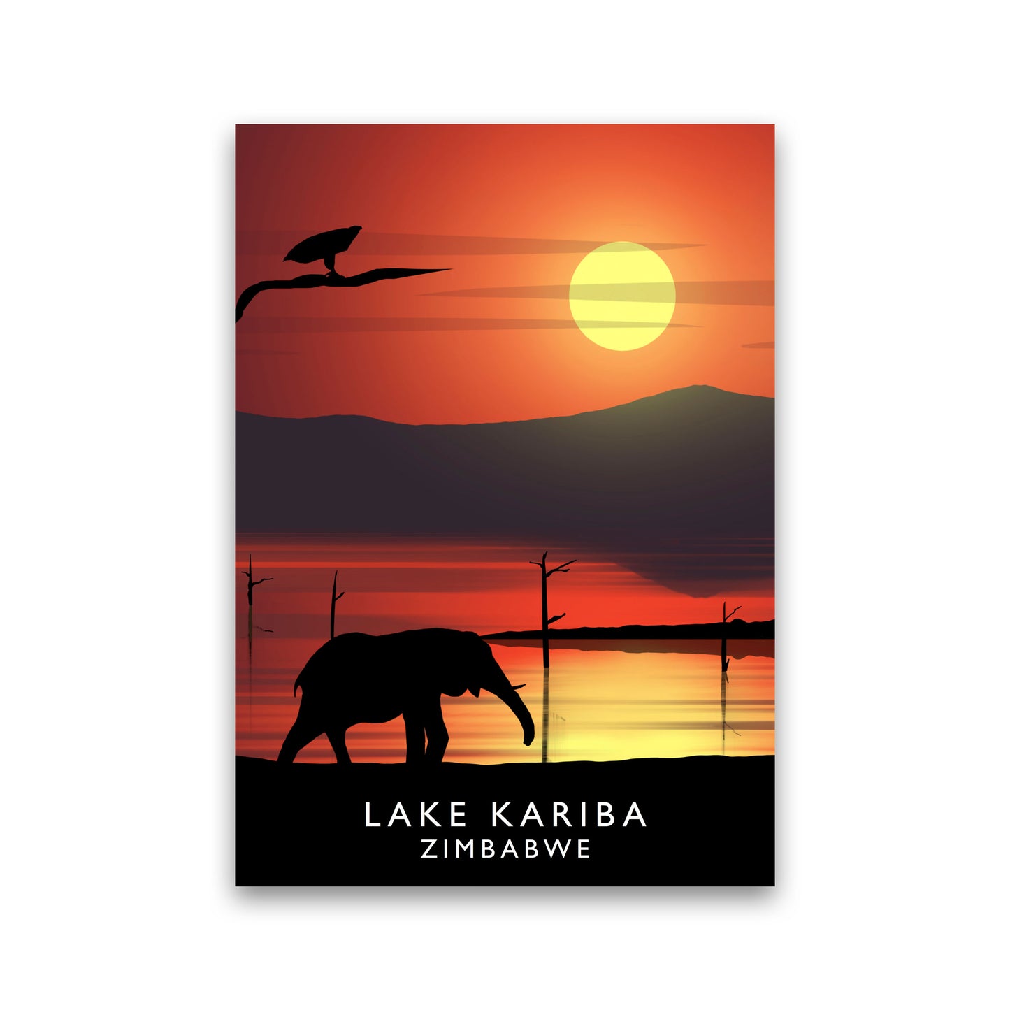 Lake Kariba (Portrait) by Richard O'Neill