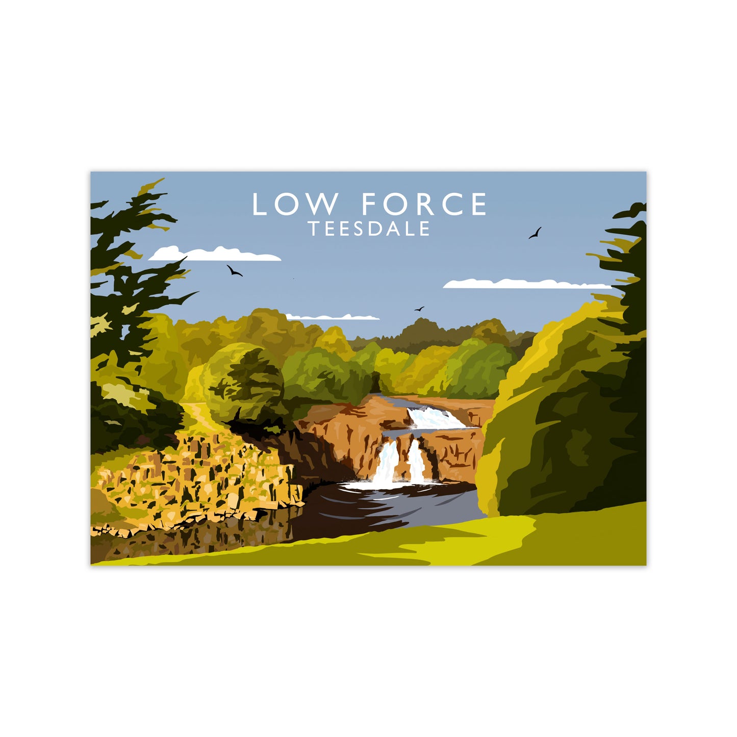 Low Force Teesdale Art Print by Richard O'Neill