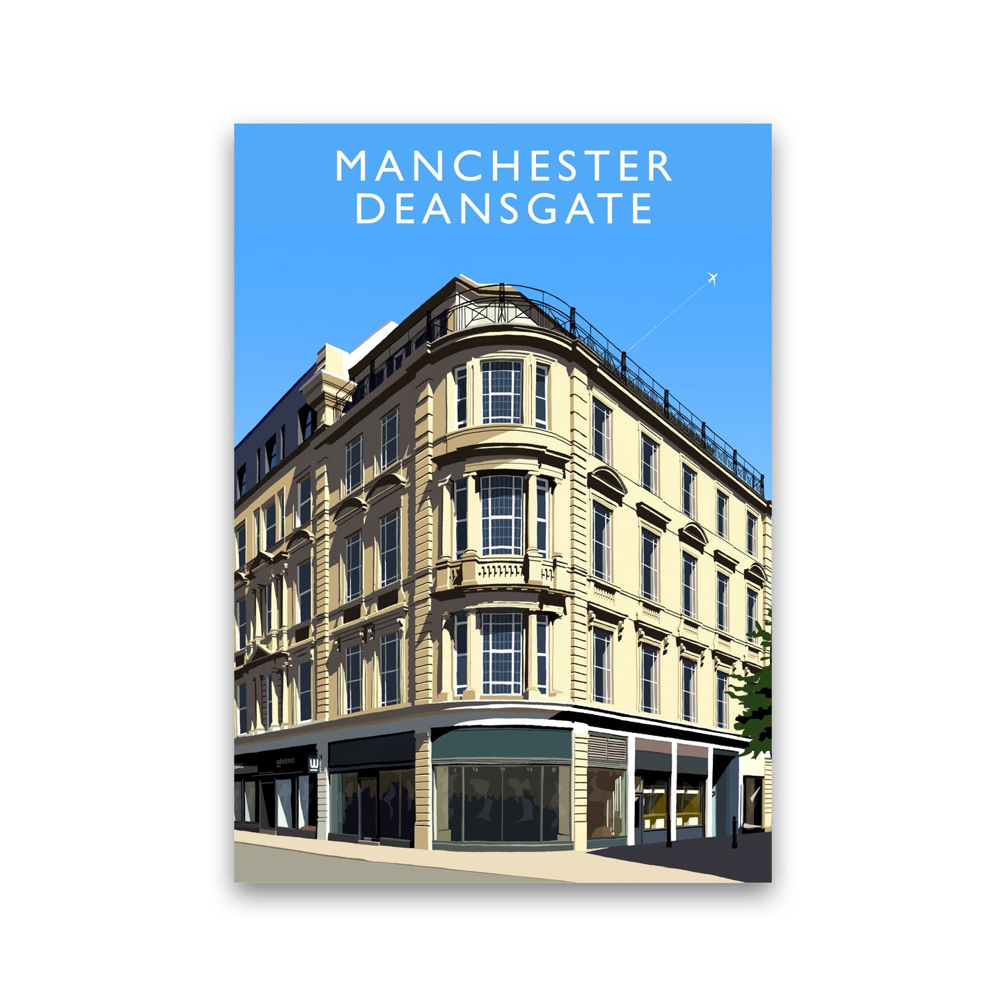 Manchester Deansgate (Portrait) by Richard O'Neill