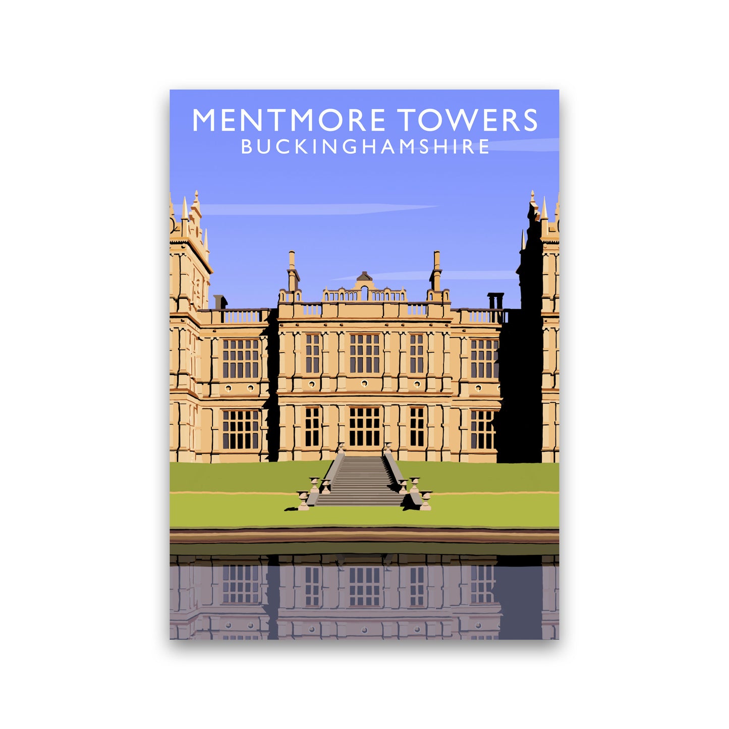 Mentmore Towers (Portrait) by Richard O'Neill