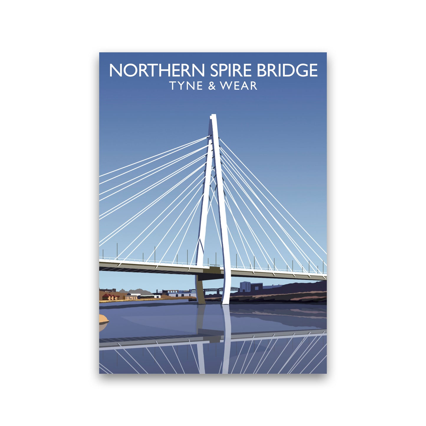 Northern Spire Bridge Tyne & Wear Framed Art Print by Richard O'Neill