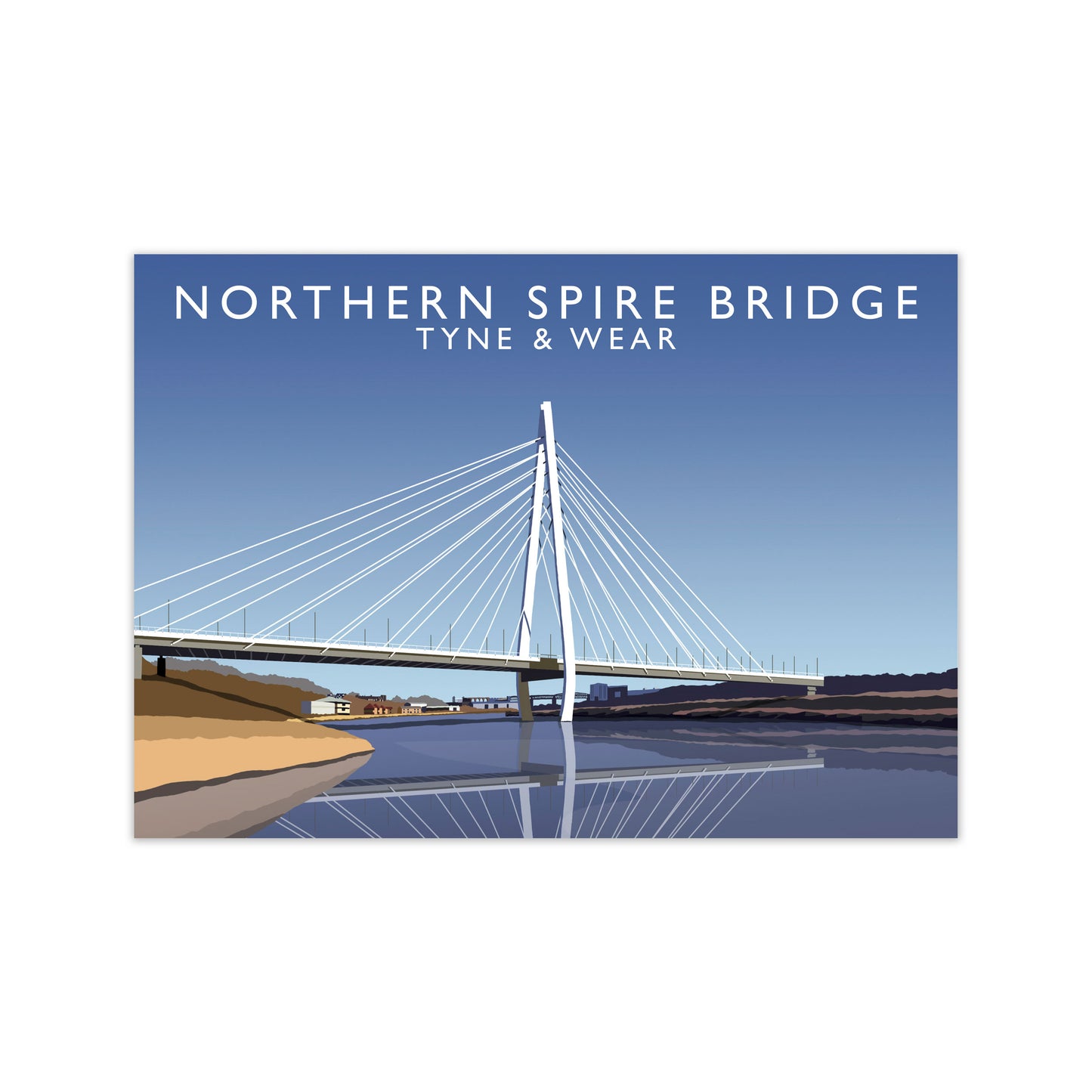 Northern Spire Bridge (Landscape) by Richard O'Neill