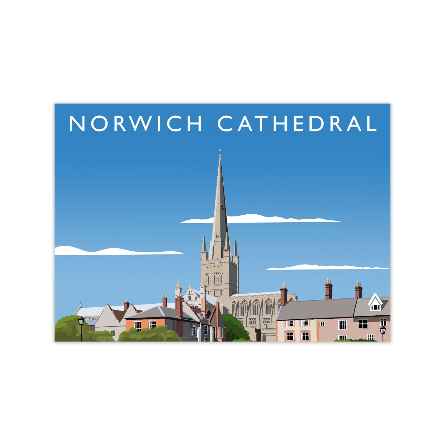 Norwich Cathedral Art Print by Richard O'Neill