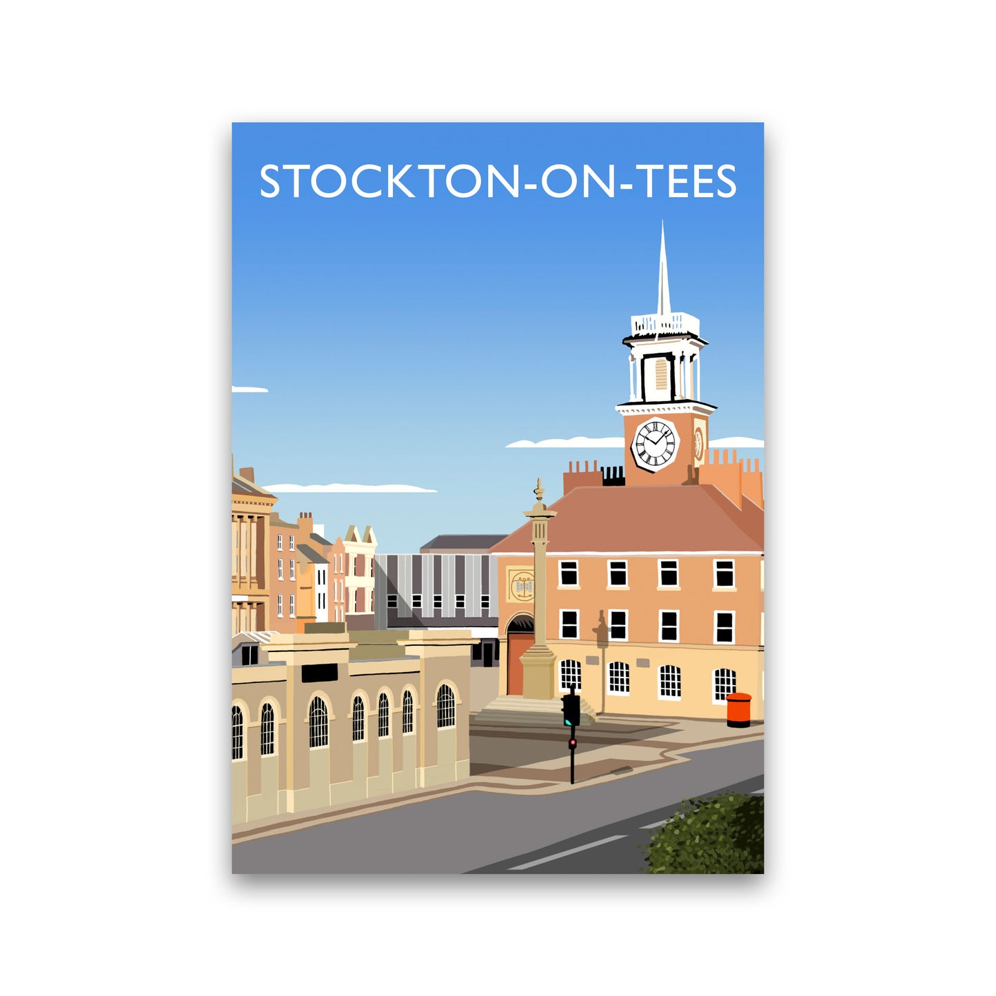 Stockton On Tees (Portrait) by Richard O'Neill