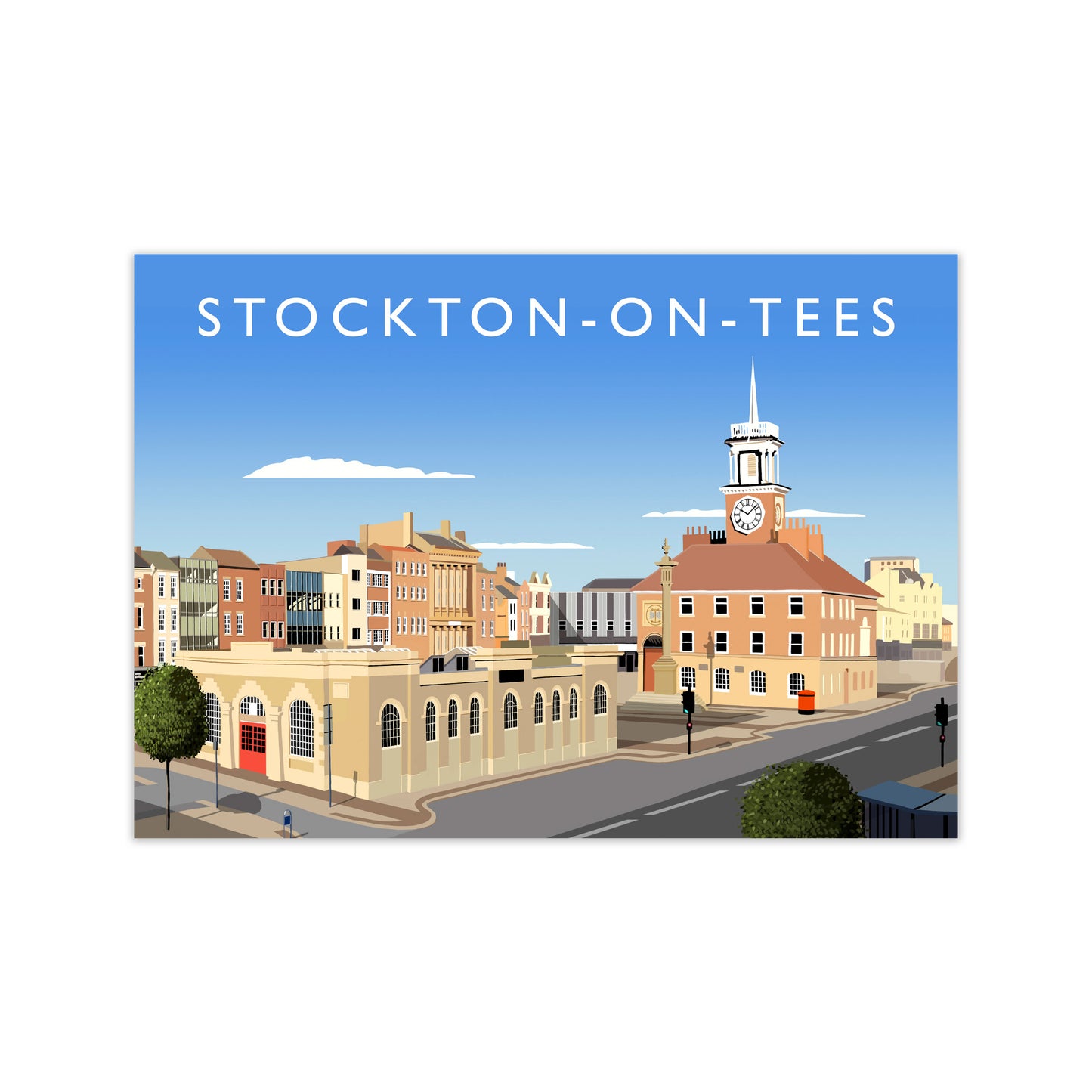 Stockton On Tees (Landscape) by Richard O'Neill