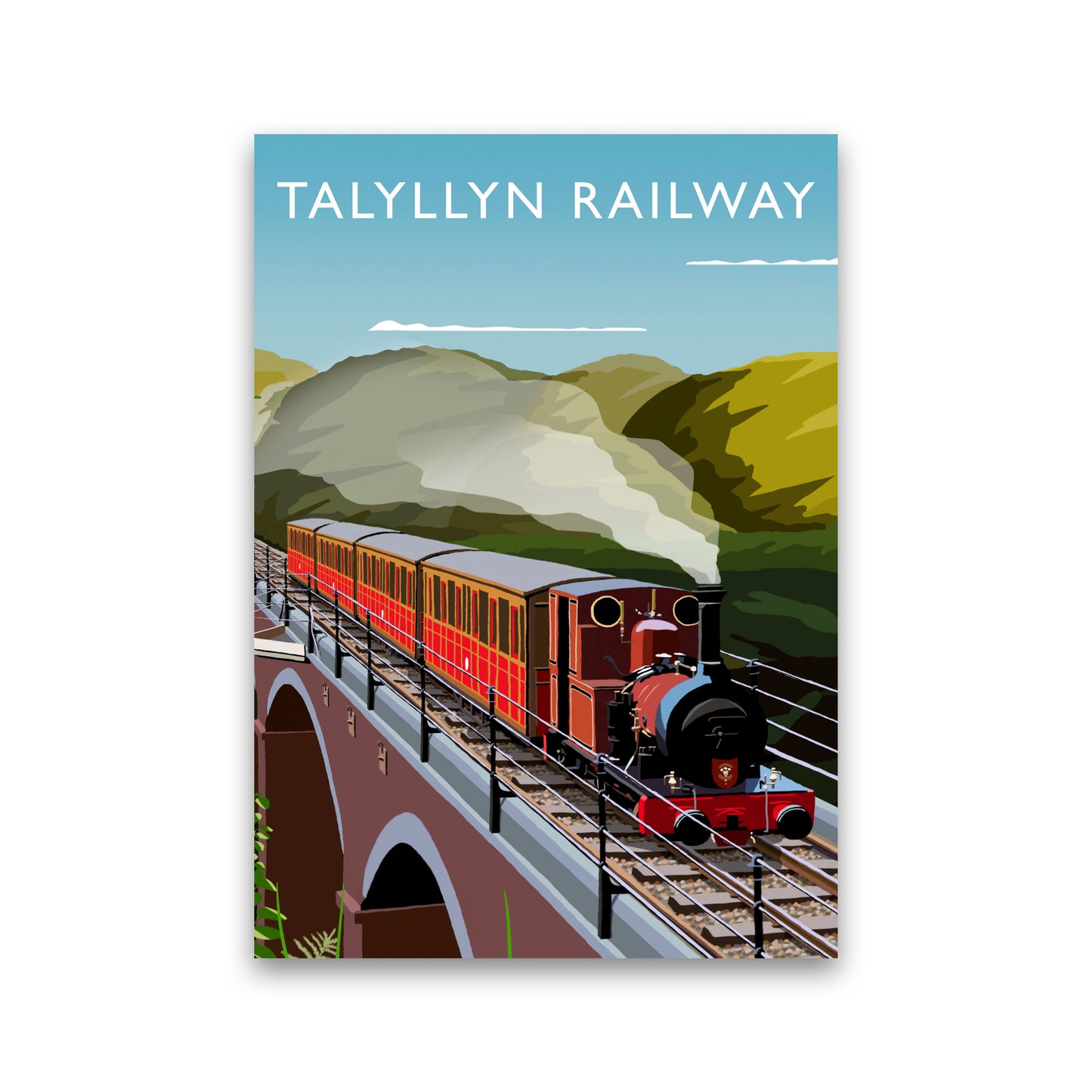 Talyllyn Railway (Portrait) by Richard O'Neill