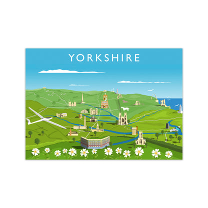 Yorkshire Framed Digital Art Print by Richard O'Neill