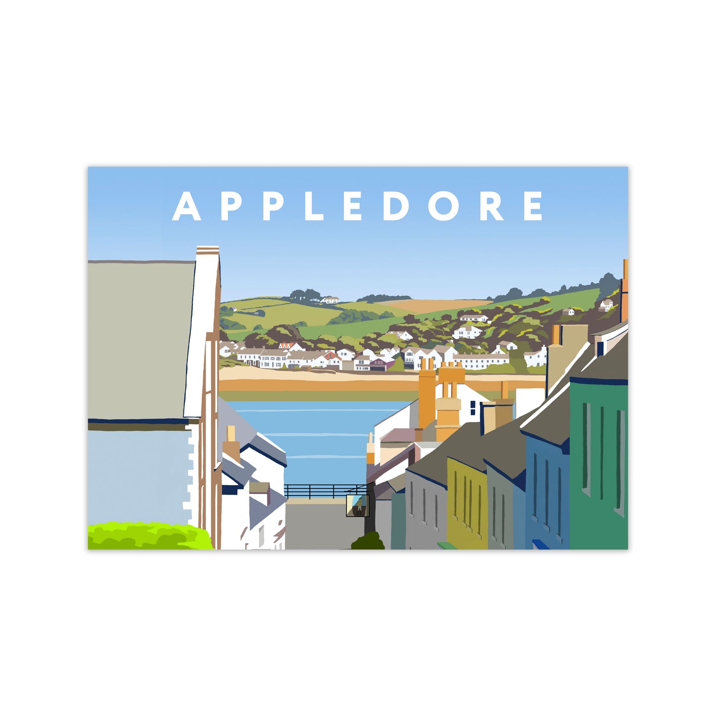 Appledore Art Print by Richard O'Neill