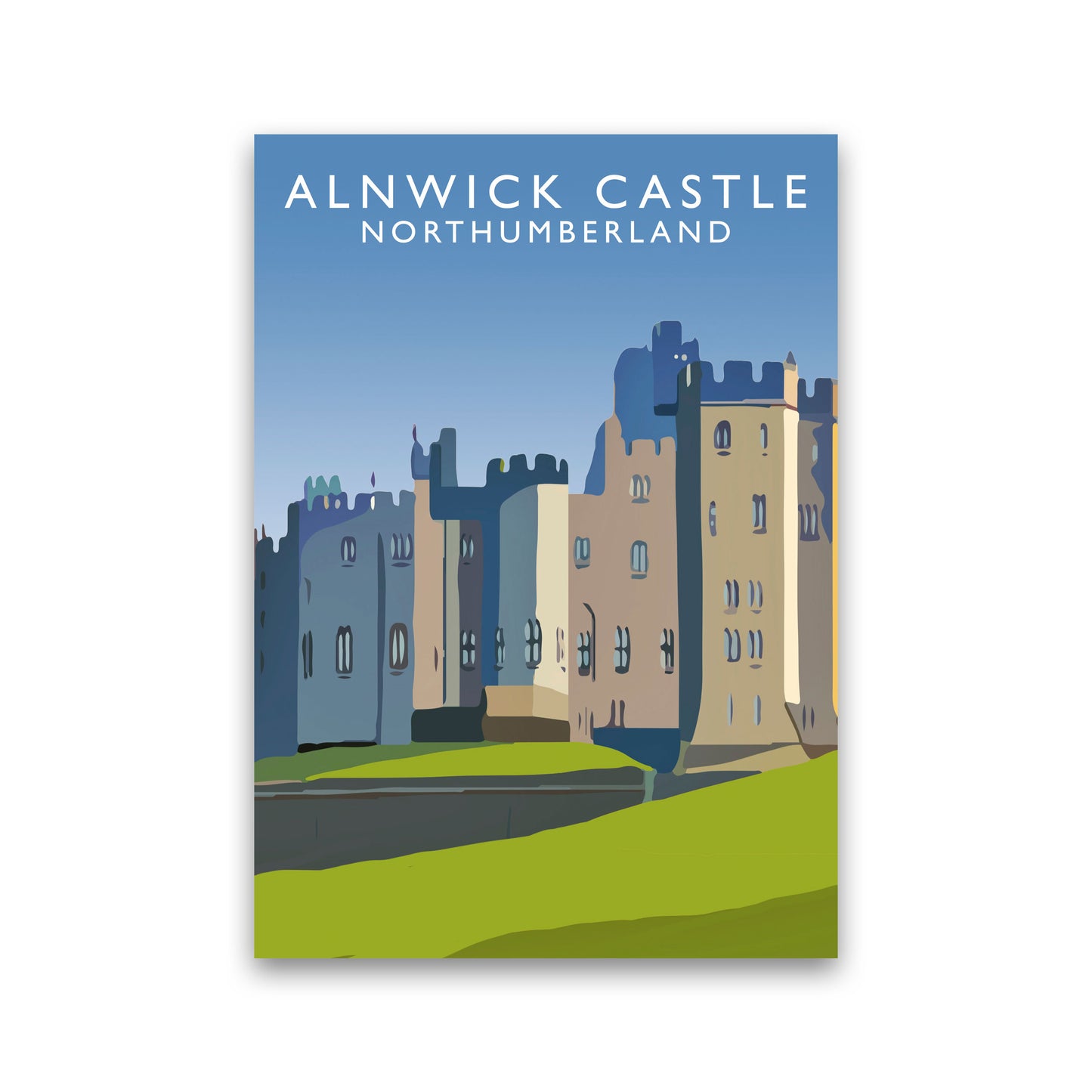 Alnwick Castle2 Portrait by Richard O'Neill