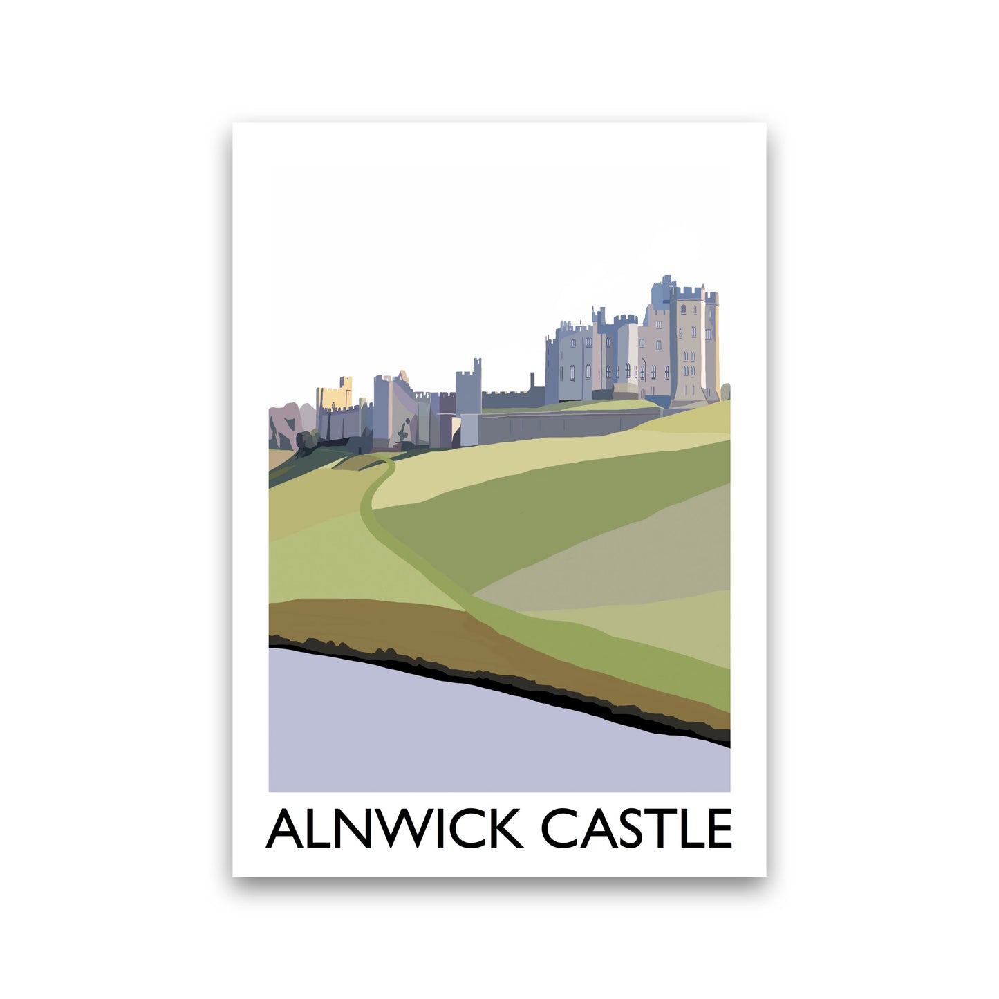 Alnwick Castle Portrait by Richard O'Neill