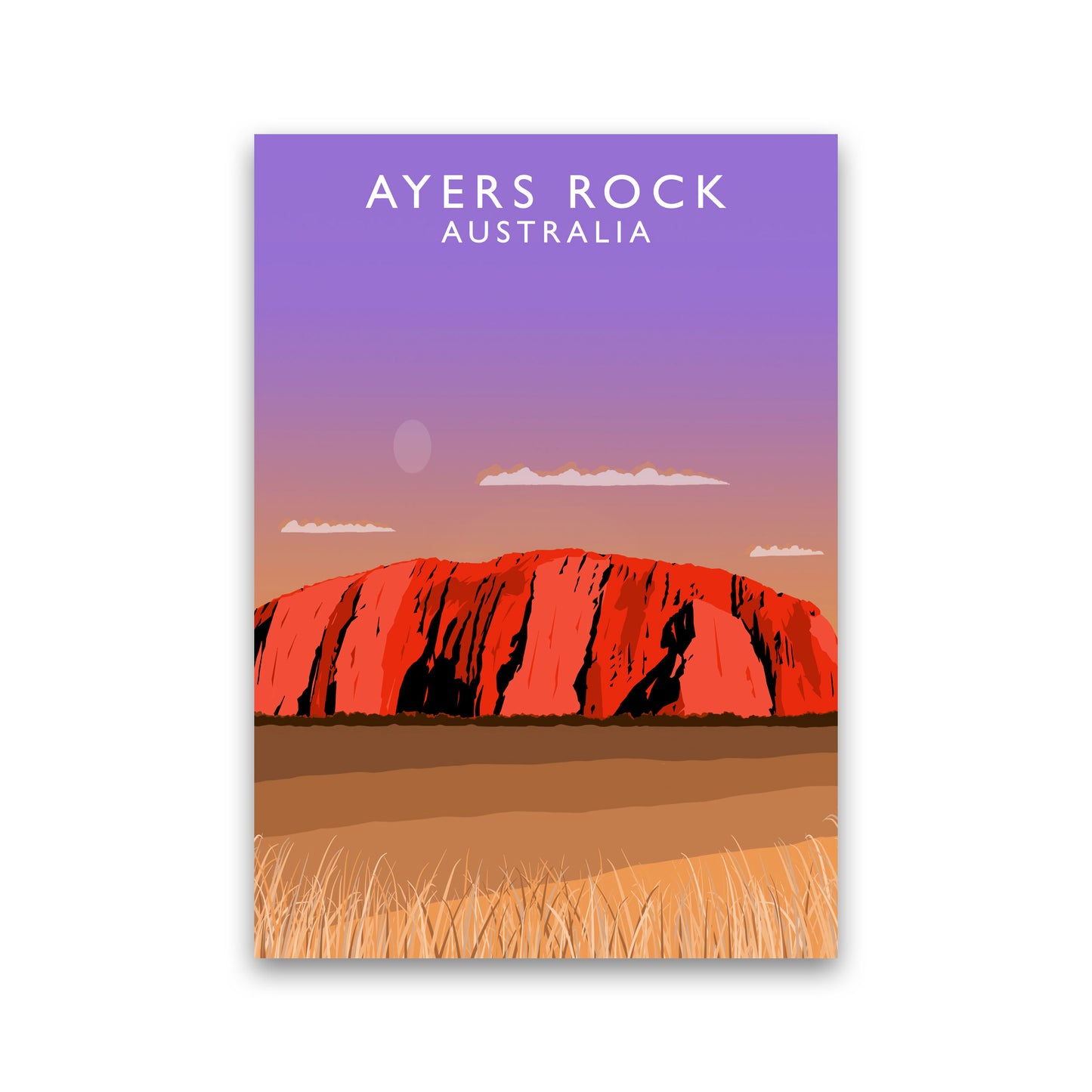 Ayers Rock Australia Art Print by Richard O'Neill