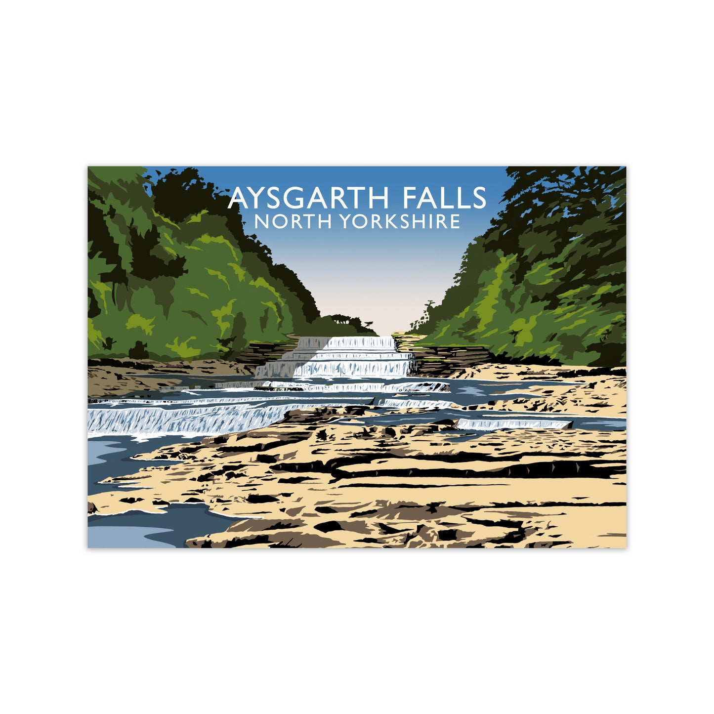 Aysgarth Falls2 by Richard O'Neill