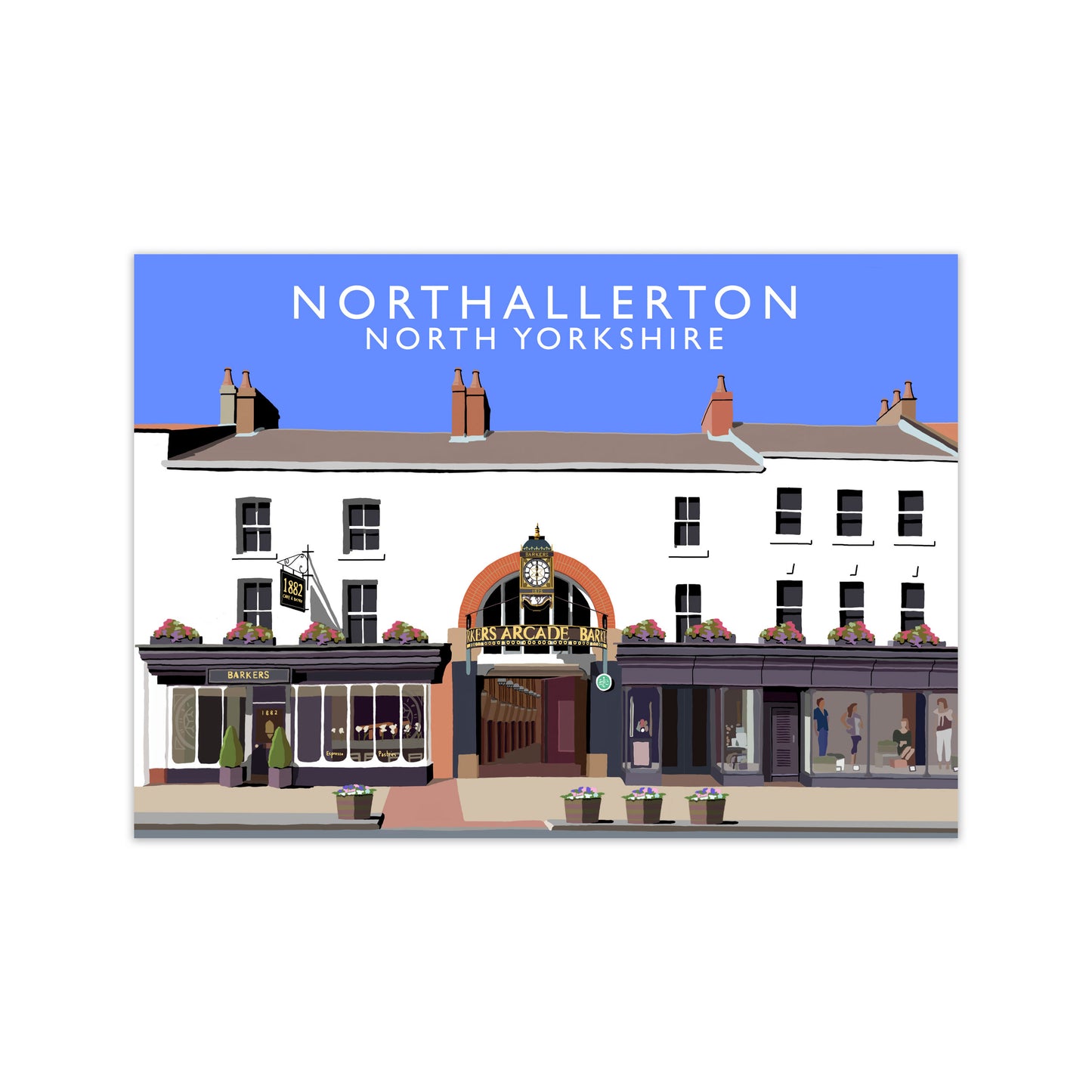 Northallerton North Yorkshire Travel Art Print by Richard O'Neill