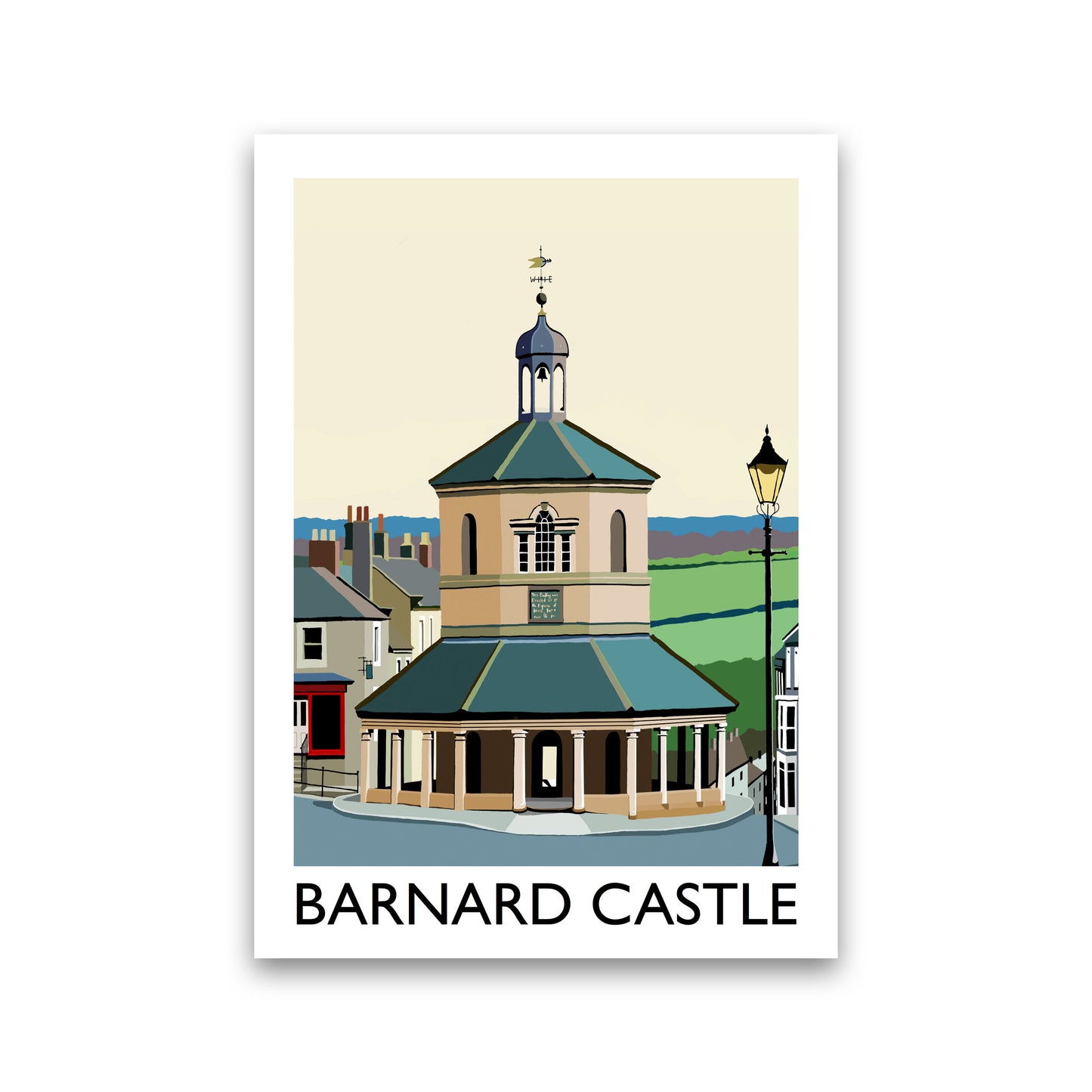 Barnard Castle Portrait by Richard O'Neill