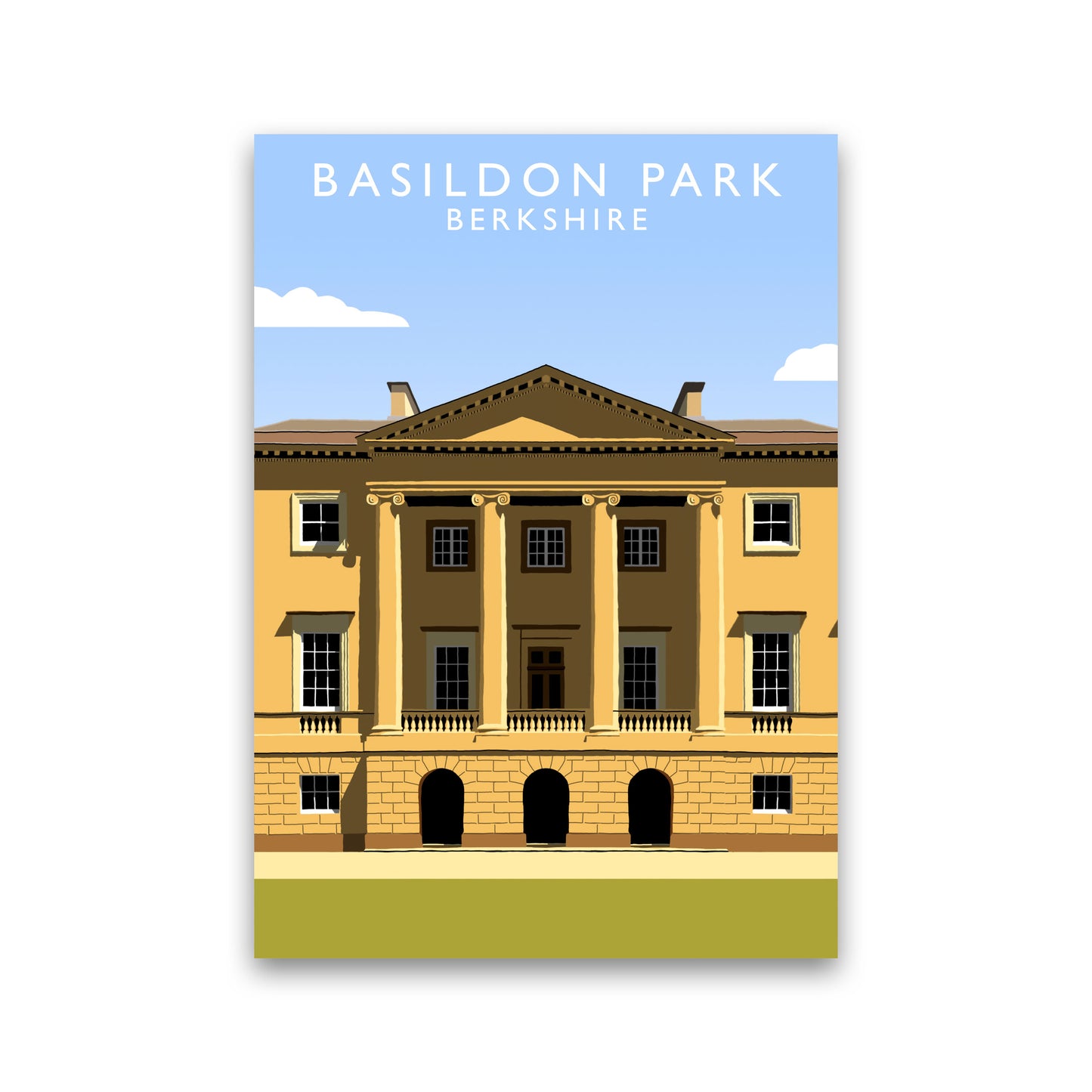 Basildon Park Portrait by Richard O'Neill