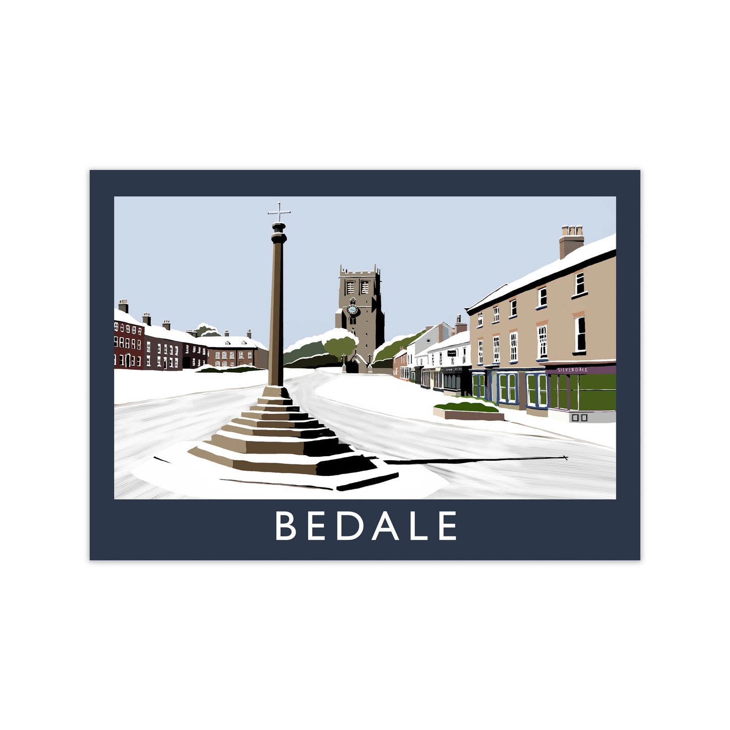 Bedale In Snow by Richard O'Neill