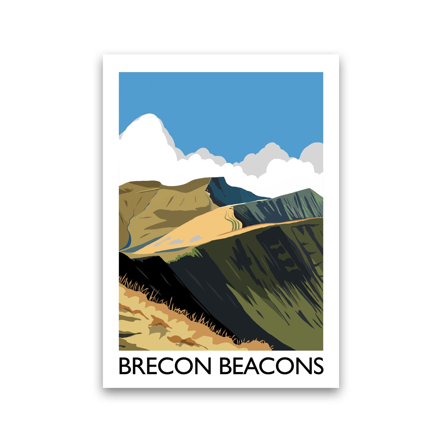 Brecon Beacons Art Print by Richard O'Neill