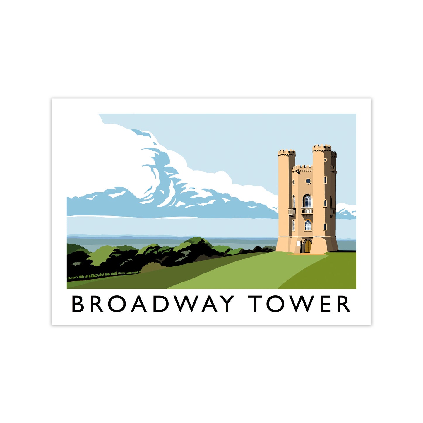 Broadway Tower Art Print by Richard O'Neill