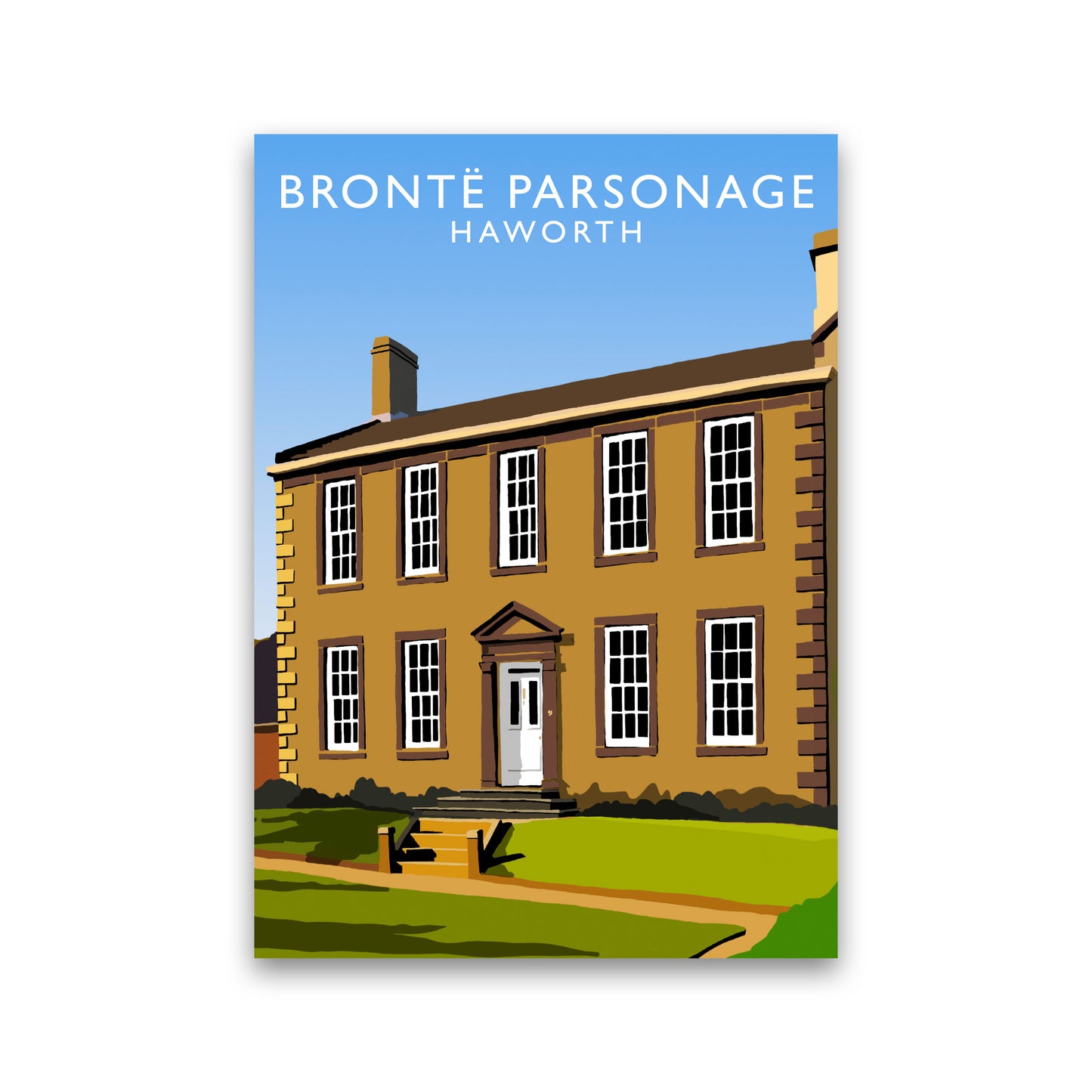 Bronte Parsonage Haworth Art Print by Richard O'Neill