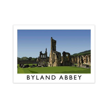 Byland Abbey by Richard O'Neill