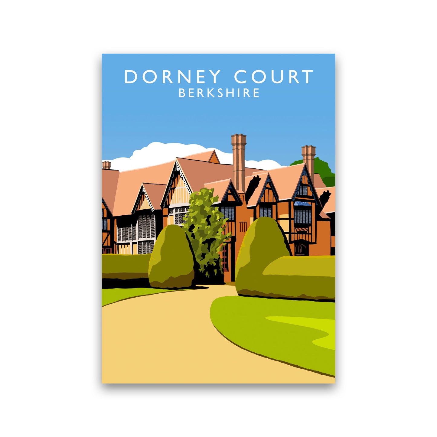 Dorney Court Art Print by Richard O'Neill