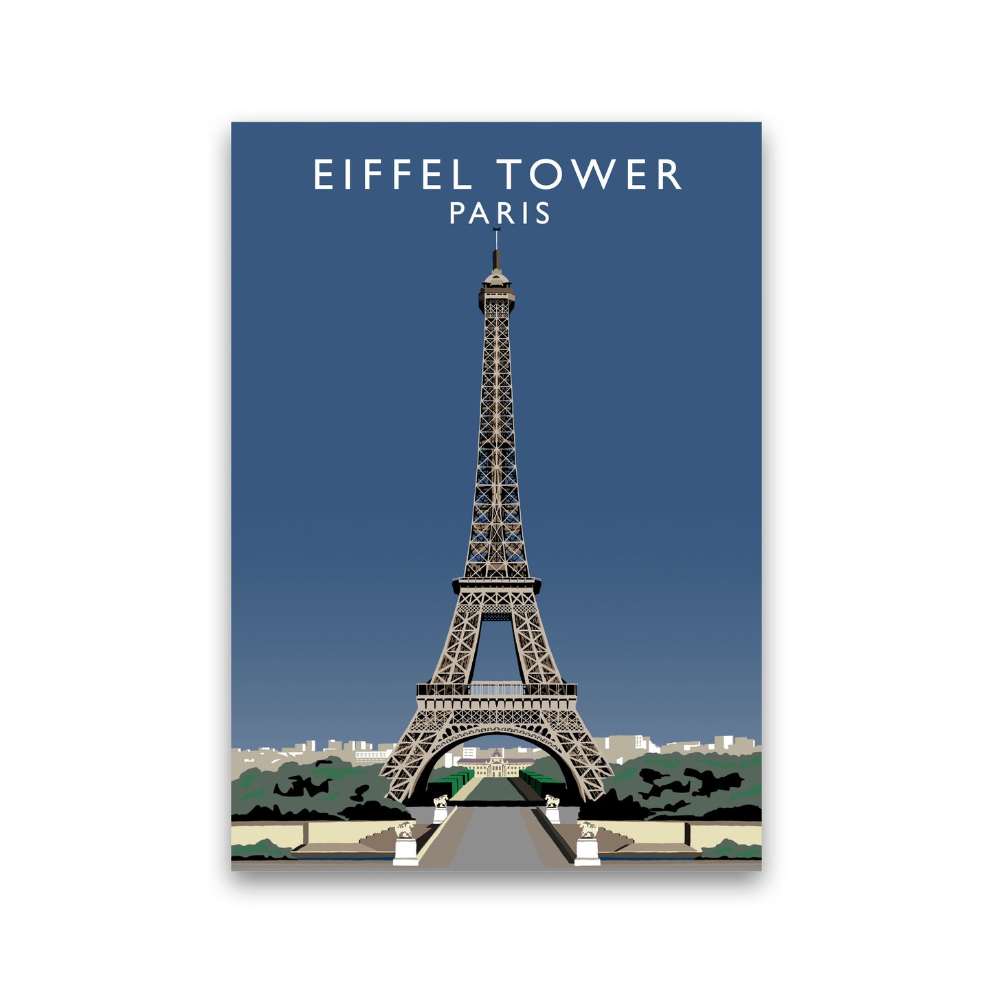 Eiffel Tower Portrait by Richard O'Neill