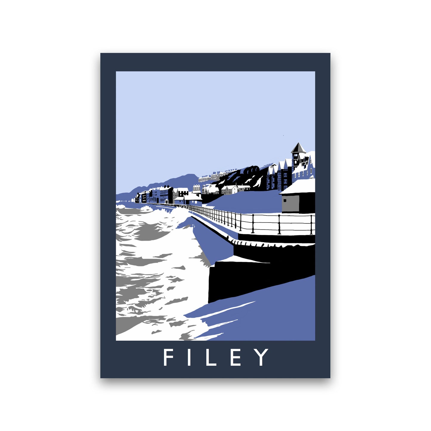 Filey Art Print by Richard O'Neill