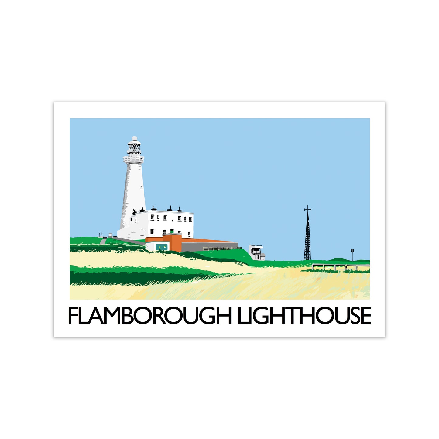 Flamborough Lighthouse Art Print by Richard O'Neill