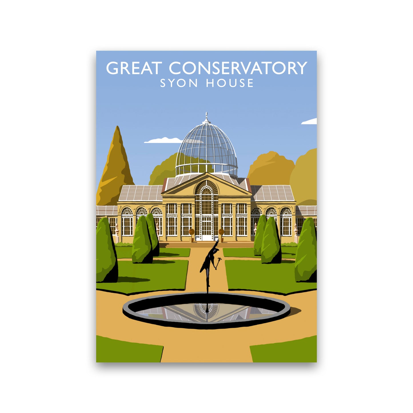 Great Conservatory Syon House Portrait by Richard O'Neill