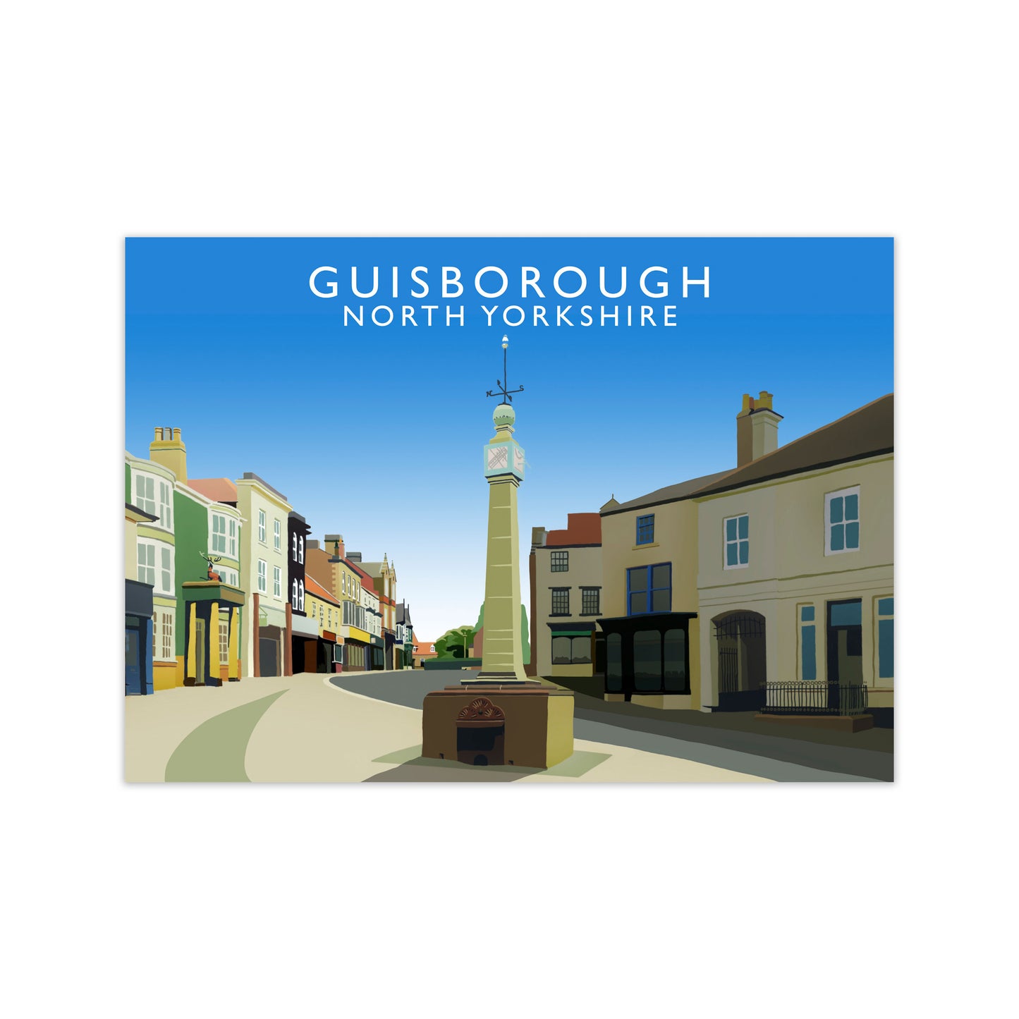 Guisborough North Yorkshire Art Print by Richard O'Neill