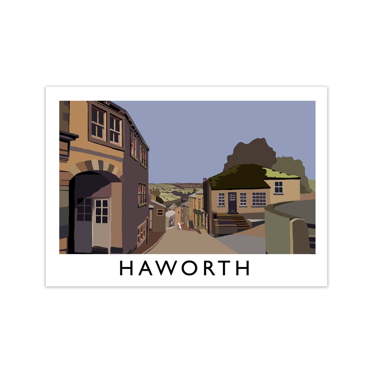 Haworth Framed Digital Art Print by Richard O'Neill