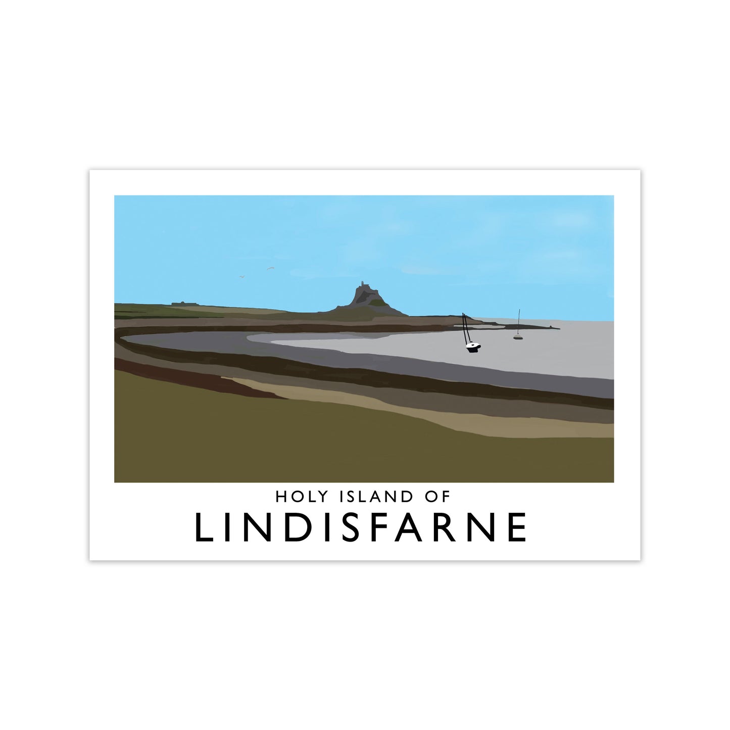 Holy Island of Lindisfarne Art Print by Richard O'Neill