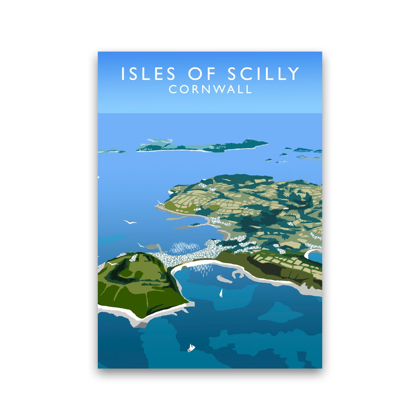 Isles of Scilly Cornwall Art Print by Richard O'Neill