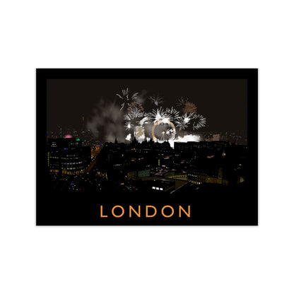 London Travel Art Print by Richard O'Neill, Framed Wall Art