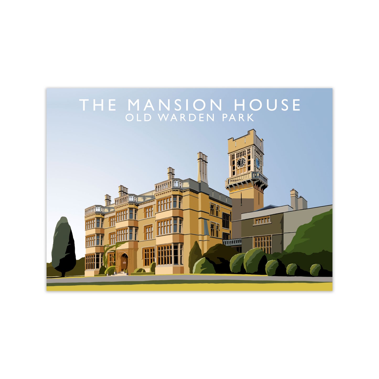 The Mansion House Old Warden Park Travel Art Print by Richard O'Neill