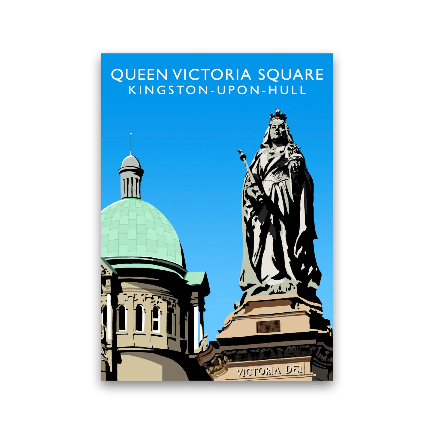 Queen Victoria Square Kingston-Upon-Hull Art Print by Richard O'Neill