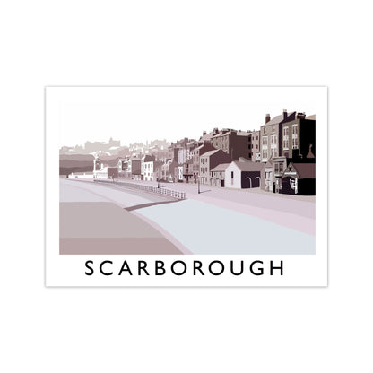 Scarborough Old Travel Art Print by Richard O'Neill, Framed Wall Art