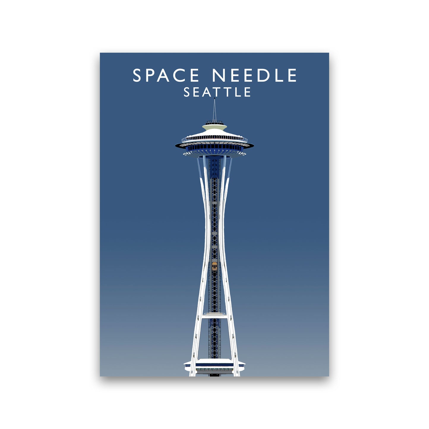 Space Needle Seattle Art Print by Richard O'Neill