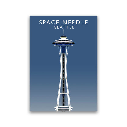 Space Needle Seattle Art Print by Richard O'Neill