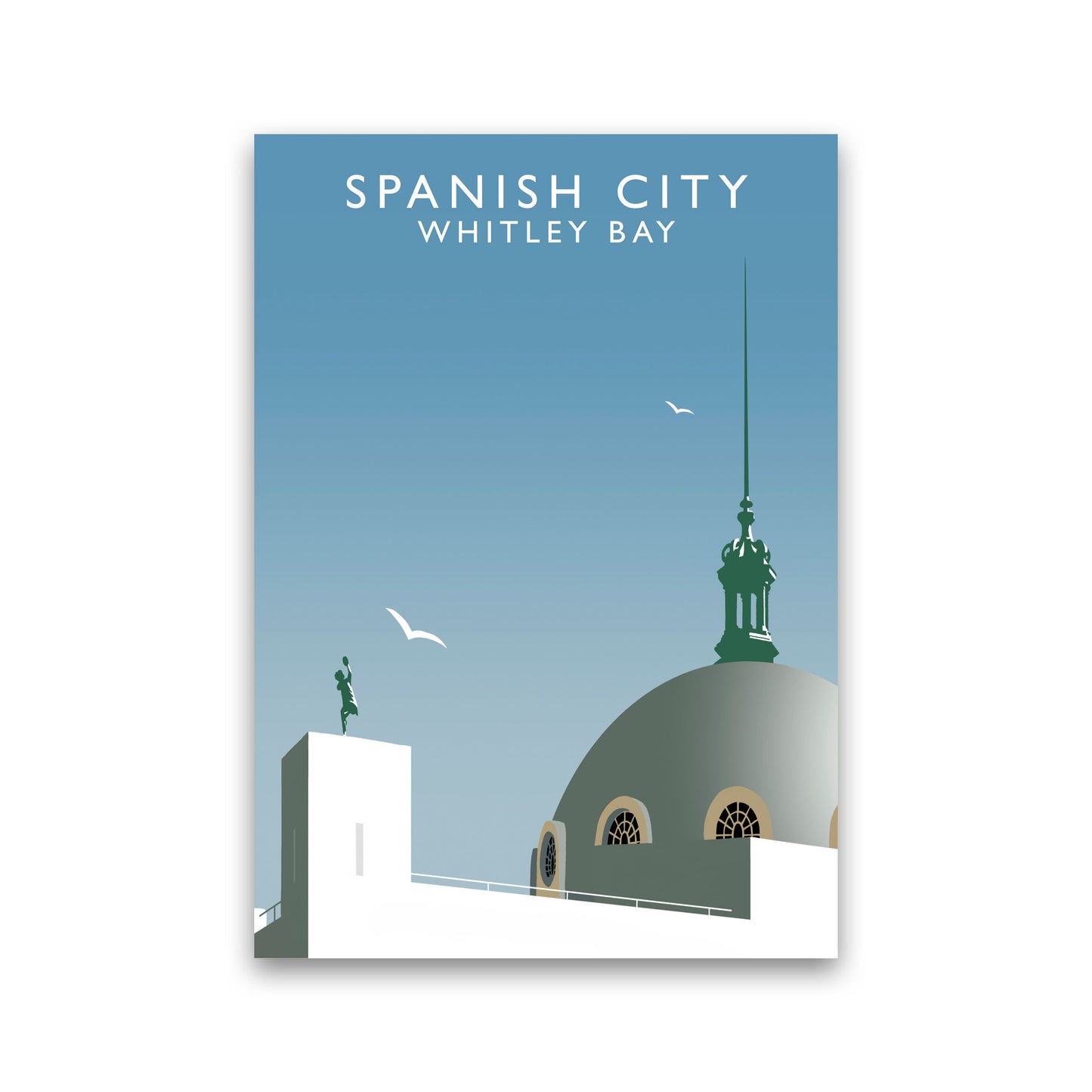 Spanish City Portrait by Richard O'Neill