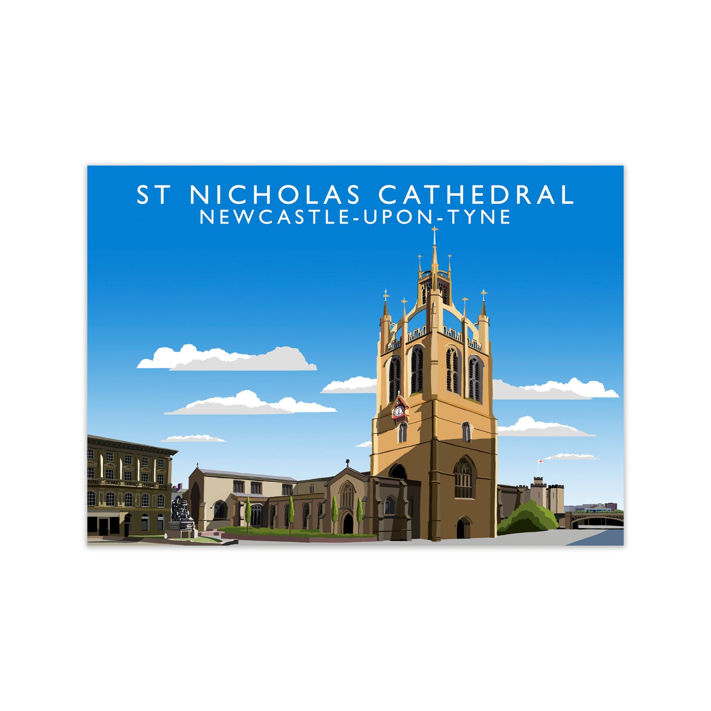 St Nicholas Cathedral Newcastle-Upon-Tyne Art Print by Richard O'Neill