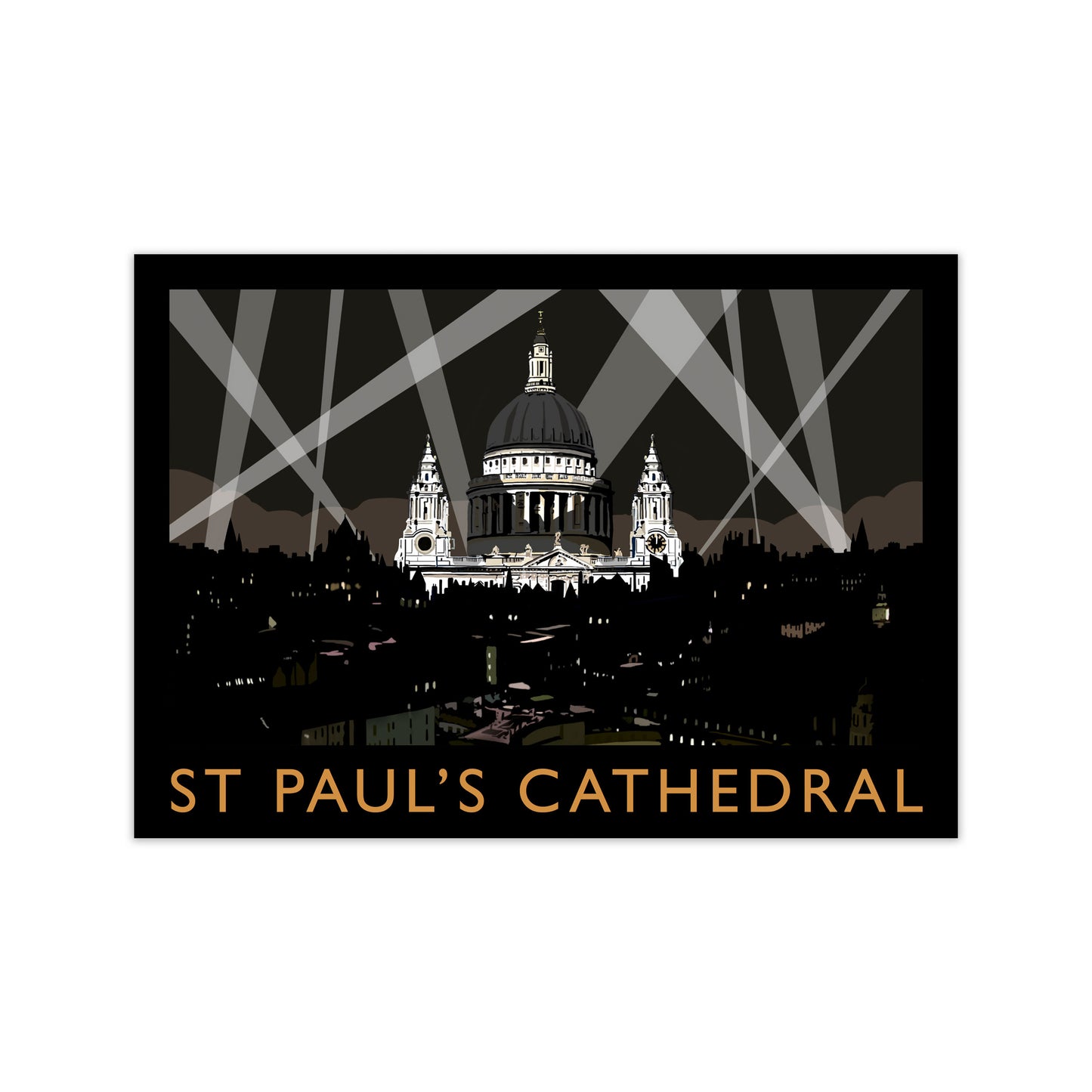 St Paul's Cathedral Framed Digital Art Print by Richard O'Neill