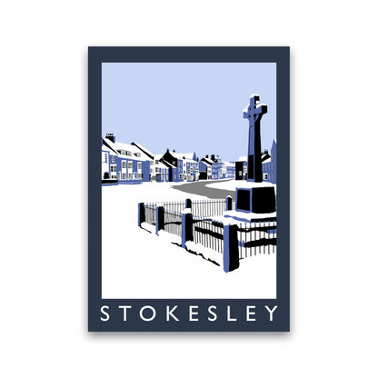 Stokesley In Snow Portrait by Richard O'Neill