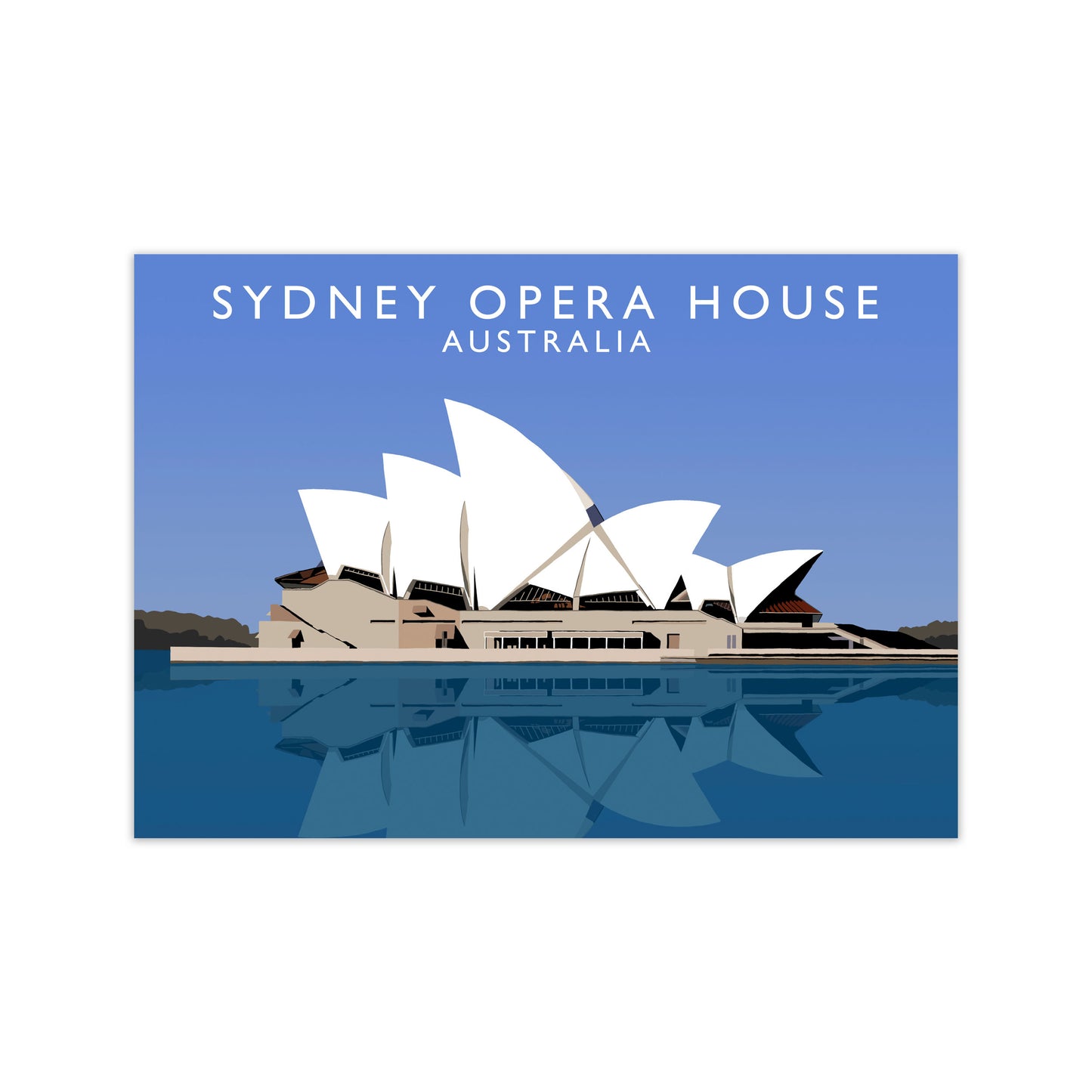 Sydney Opera House Australia Framed Digital Art Print by Richard O'Neill